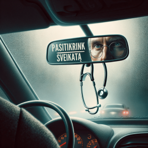 Vairuotojai raginami nedelsti ir pasitikrinti sveikatą